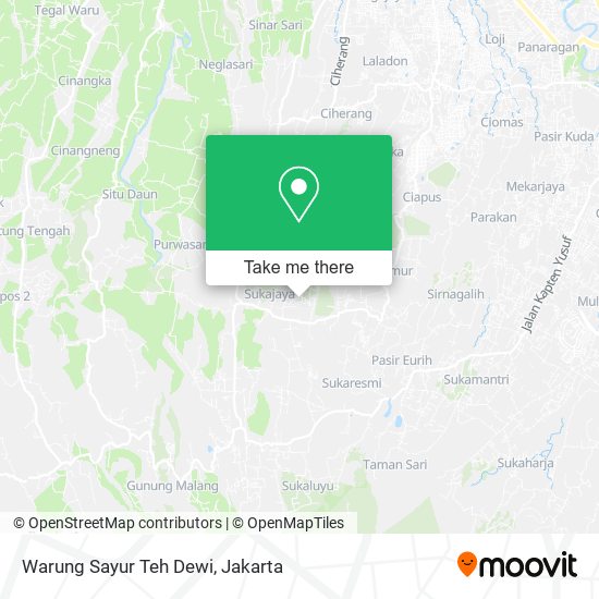 Warung Sayur Teh Dewi map