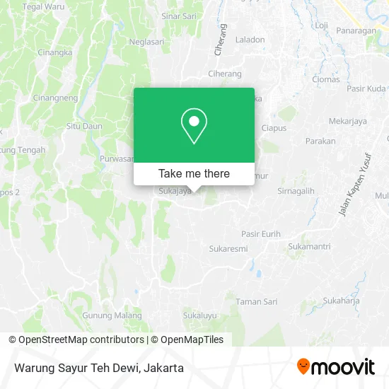 Warung Sayur Teh Dewi map