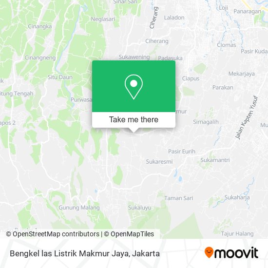 Bengkel las Listrik Makmur Jaya map