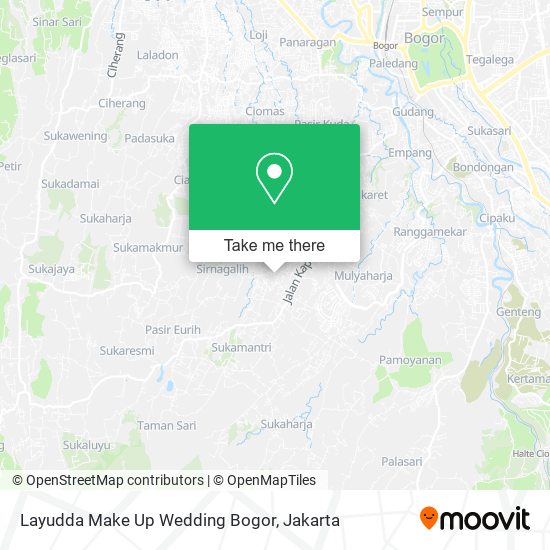 Layudda Make Up Wedding Bogor map