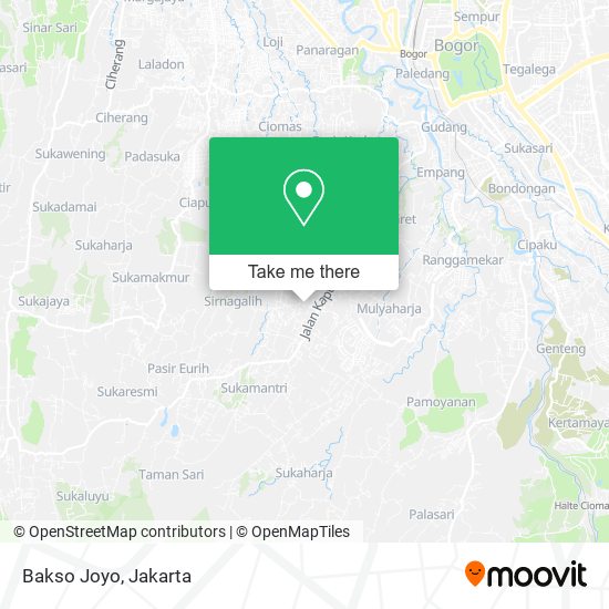 Bakso Joyo map