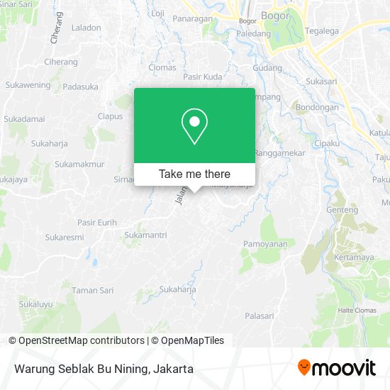 Warung Seblak Bu Nining map