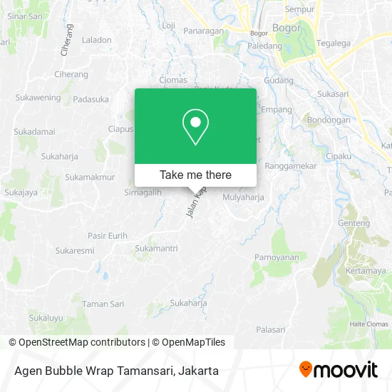Agen Bubble Wrap Tamansari map