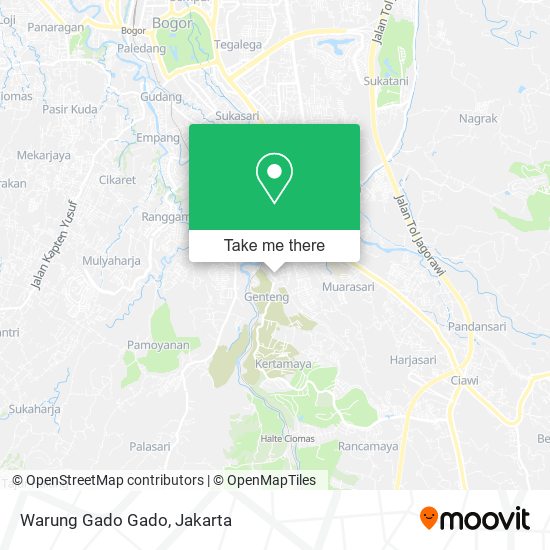 Warung Gado Gado map