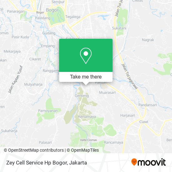 Zey Cell Service Hp Bogor map