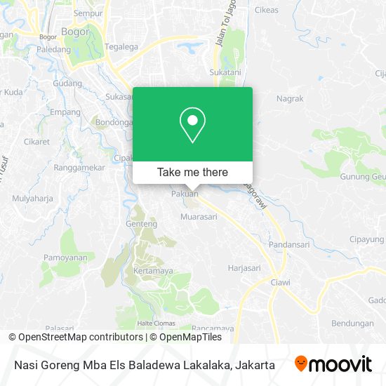 Nasi Goreng Mba Els Baladewa Lakalaka map
