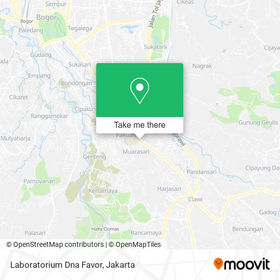 Laboratorium Dna Favor map