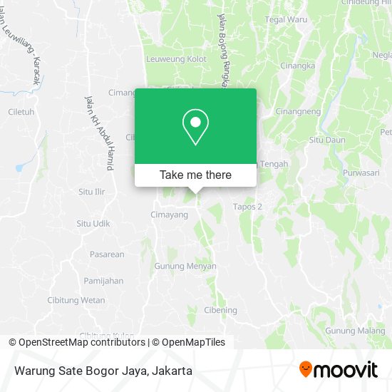 Warung Sate Bogor Jaya map