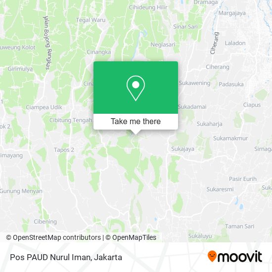 Pos PAUD Nurul Iman map