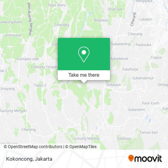 Kokoncong map