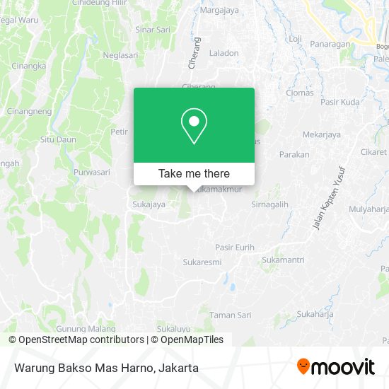 Warung Bakso Mas Harno map