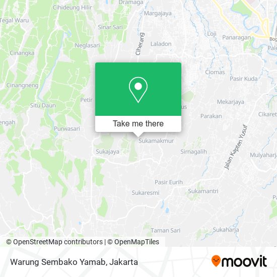 Warung Sembako Yamab map