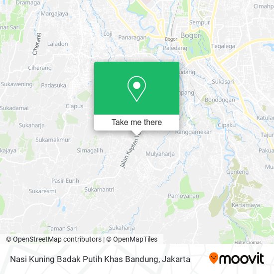Nasi Kuning Badak Putih Khas Bandung map