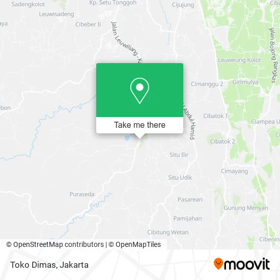 Toko Dimas map