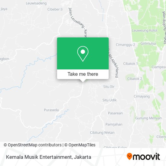 Kemala Musik Entertainment map