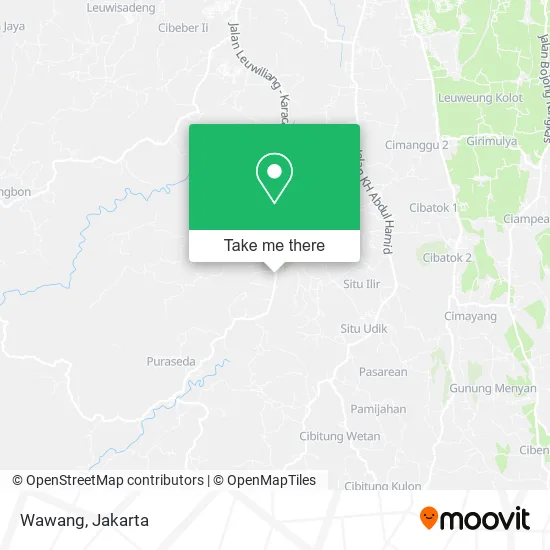 Wawang map
