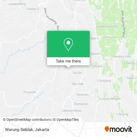 Warung Seblak map