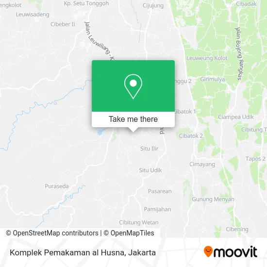 Komplek Pemakaman al Husna map