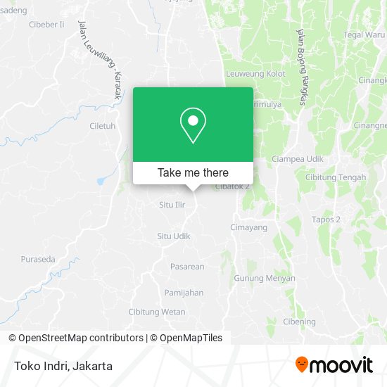 Toko Indri map