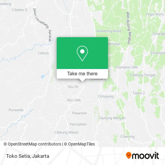 Toko Setia map