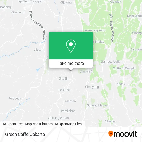 Green Caffe map