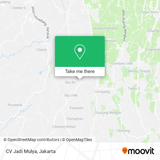 CV Jadi Mulya map