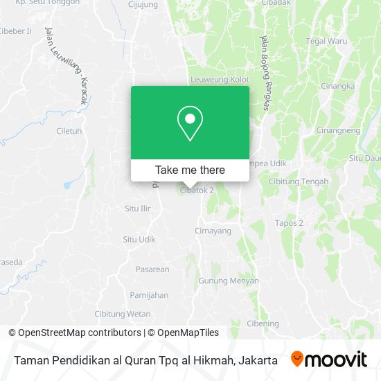 Taman Pendidikan al Quran Tpq al Hikmah map