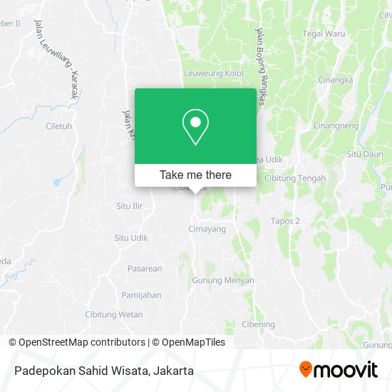 Padepokan Sahid Wisata map