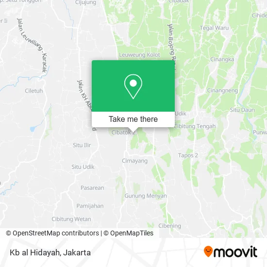 Kb al Hidayah map