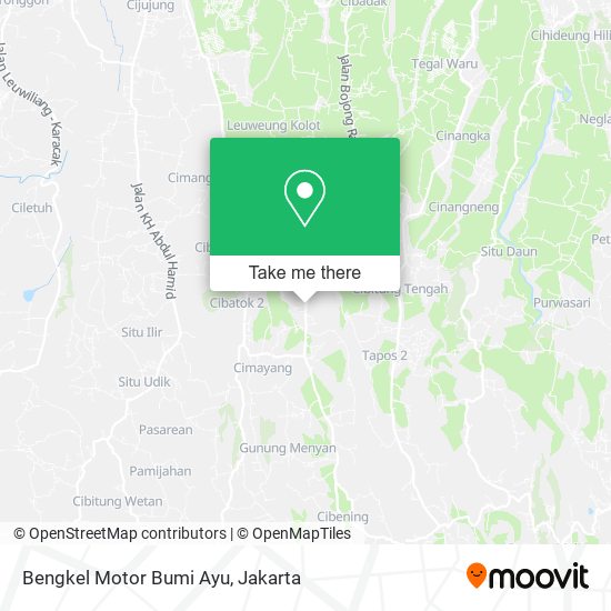 Bengkel Motor Bumi Ayu map