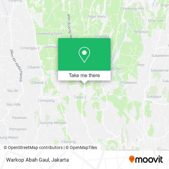 Warkop Abah Gaul map