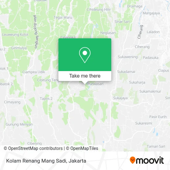 Kolam Renang Mang Sadi map