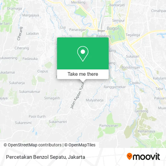 Percetakan Benzol Sepatu map