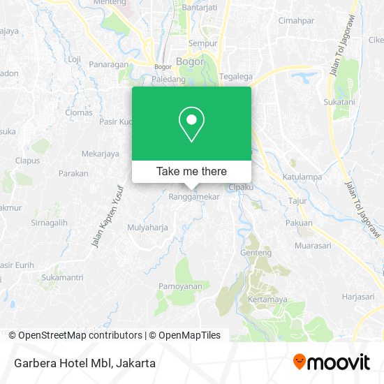 Garbera Hotel Mbl map