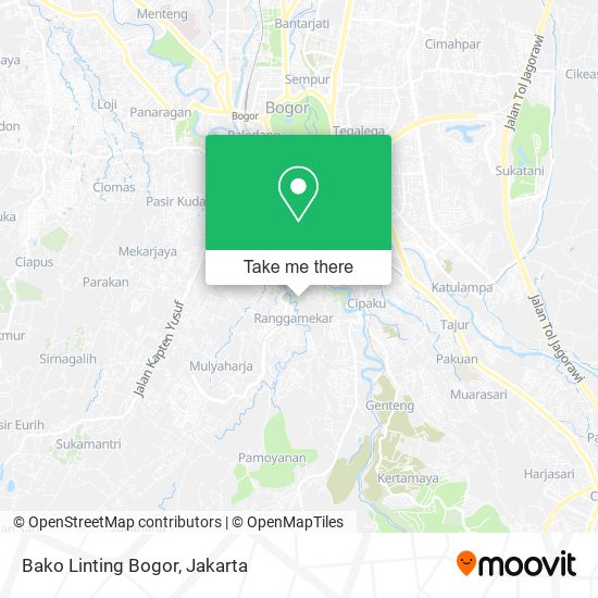 Bako Linting Bogor map