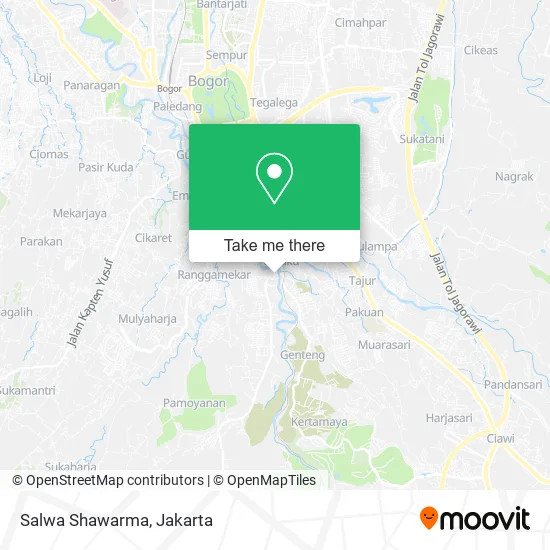 Salwa Shawarma map