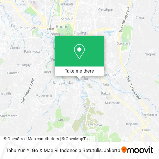 Tahu Yun Yi Go X Mae RI Indonesia Batutulis map
