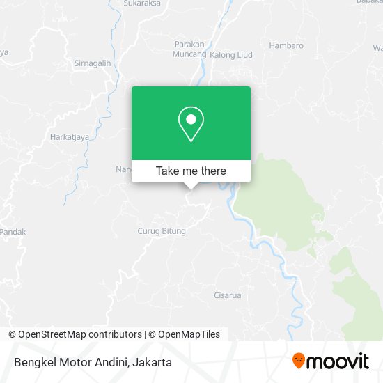 Bengkel Motor Andini map