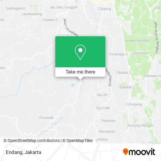Endang map