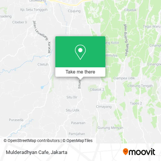 Mulderadhyan Cafe map