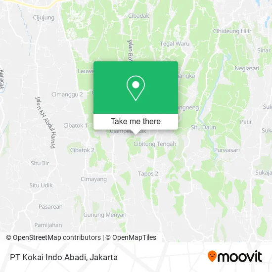 PT Kokai Indo Abadi map