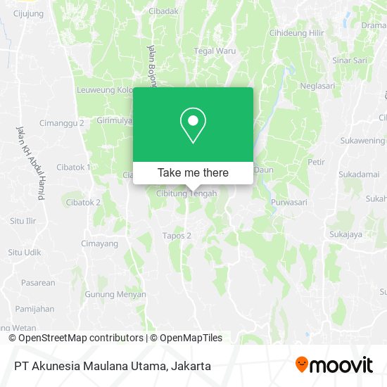 PT Akunesia Maulana Utama map