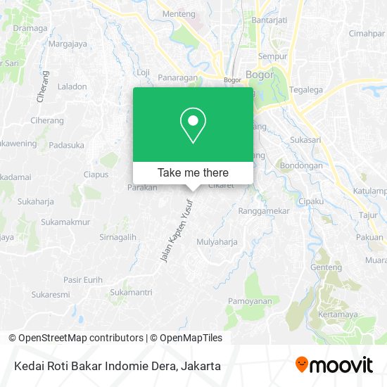 Kedai Roti Bakar Indomie Dera map