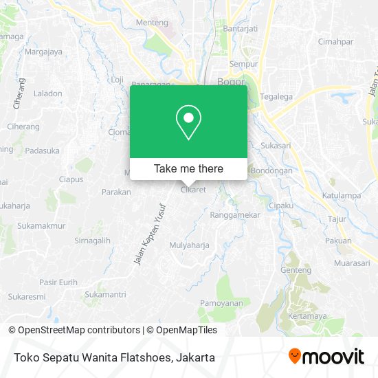 Toko Sepatu Wanita Flatshoes map