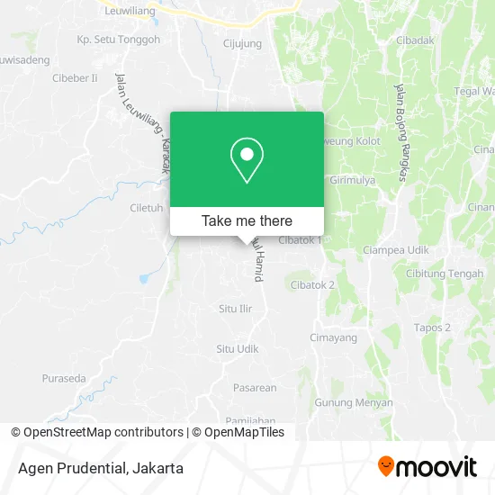 Agen Prudential map