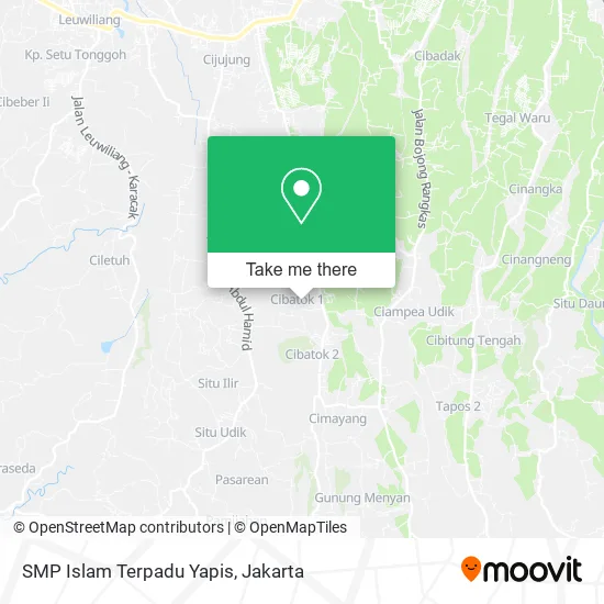 SMP Islam Terpadu Yapis map
