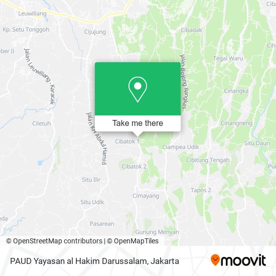 PAUD Yayasan al Hakim Darussalam map