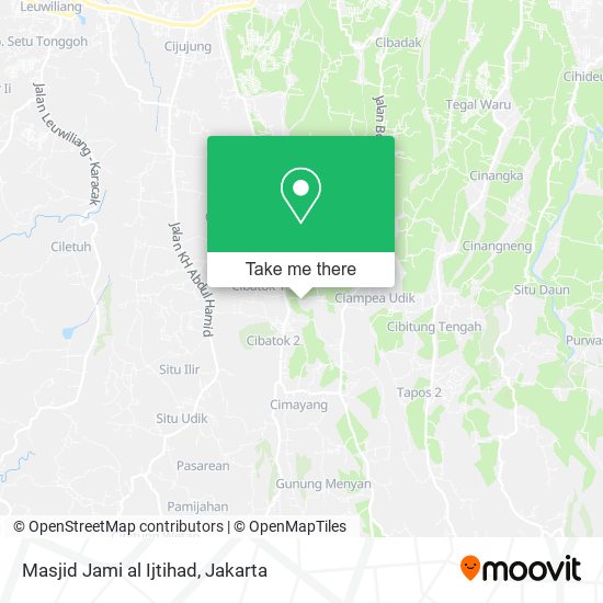 Masjid Jami al Ijtihad map