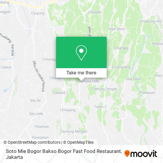 Soto Mie Bogor Bakso Bogor Fast Food Restaurant map