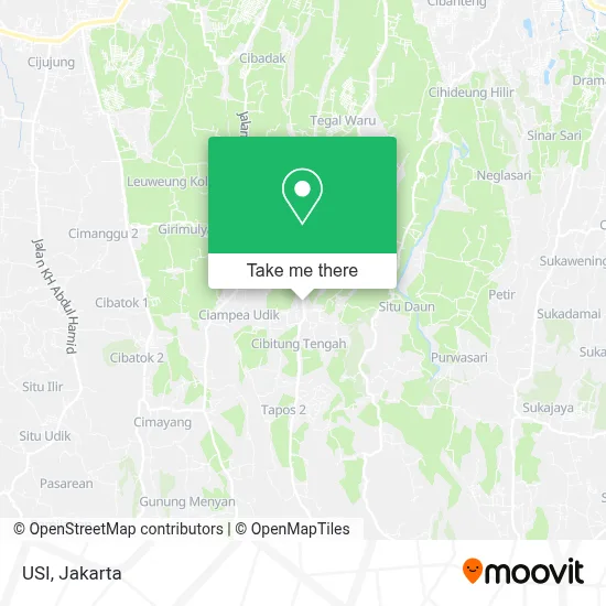 Usi map